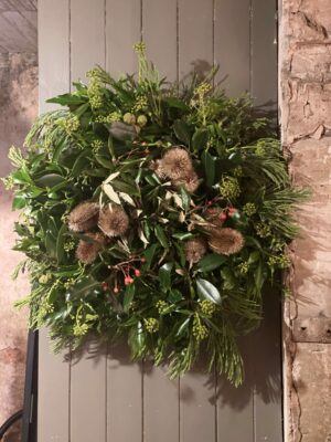 Evergreen Christmas Wreath